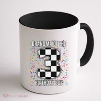 ItS My 3rd Birthday Racing Car For Grandma Family Coffee Mug thumb 1