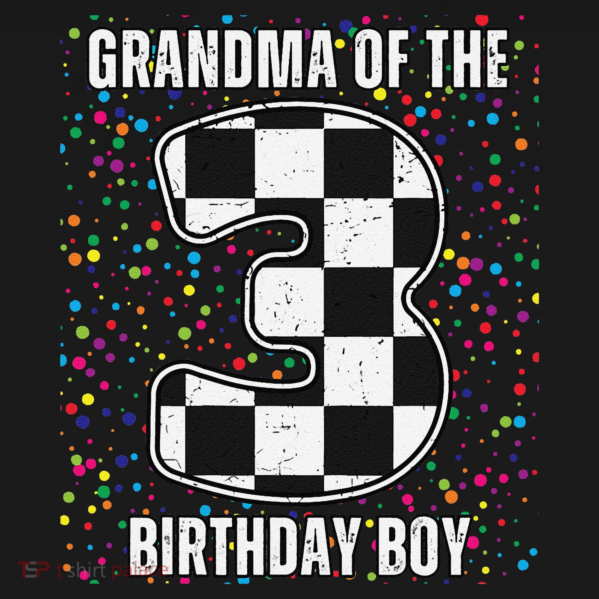 ItS My 3rd Birthday Racing Car For Grandma Family Coaster