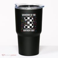 ItS My 3rd Birthday Racing Car For Grandma Family Tumbler thumb 0