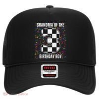 ItS My 3rd Birthday Racing Car For Grandma Family Hat thumb 0
