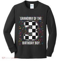ItS My 3rd Birthday Racing Car For Grandma Family Kids Long Sleeve Shirt thumb 0