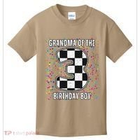 ItS My 3rd Birthday Racing Car For Grandma Family Kids T-Shirt thumb 0