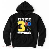 ItS My 3rd Birthday Boy 3 Girl Three Happy Birthday Hoodie thumb 0
