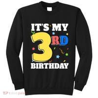 ItS My 3rd Birthday Boy 3 Girl Three Happy Birthday Sweatshirt thumb 0