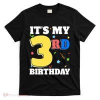 ItS My 3rd Birthday Boy 3 Girl Three Happy Birthday T-Shirt thumb 0