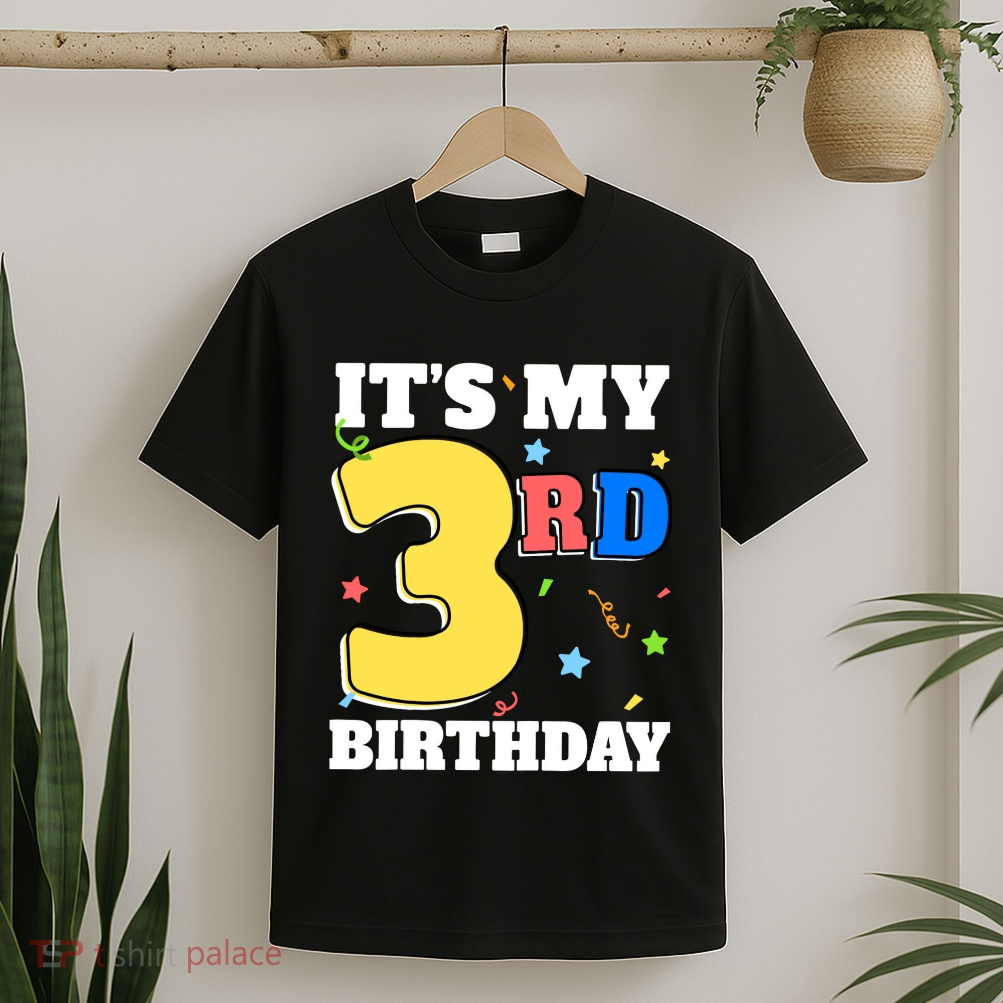 ItS My 3rd Birthday Boy 3 Girl Three Happy Birthday T-Shirt