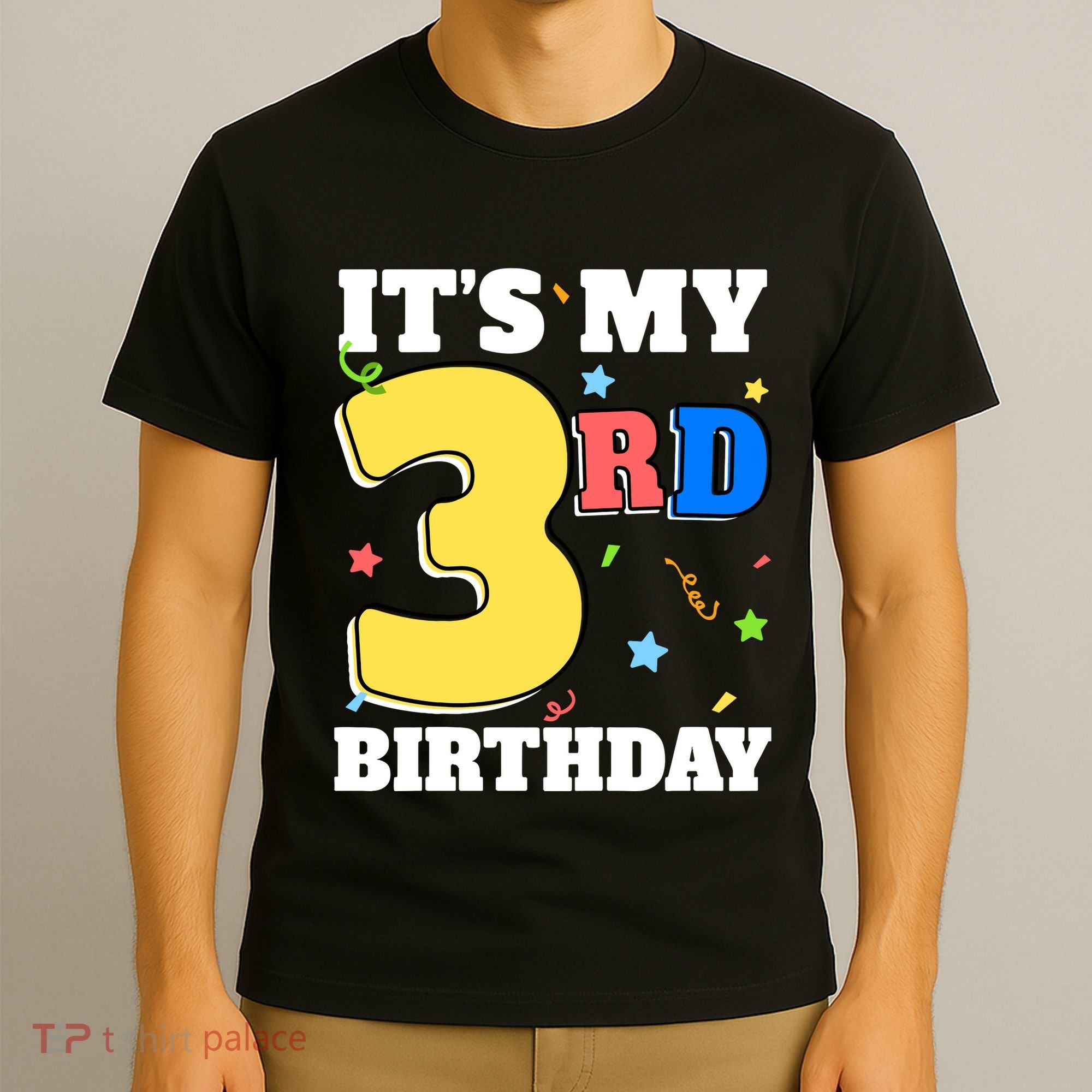 ItS My 3rd Birthday Boy 3 Girl Three Happy Birthday T-Shirt
