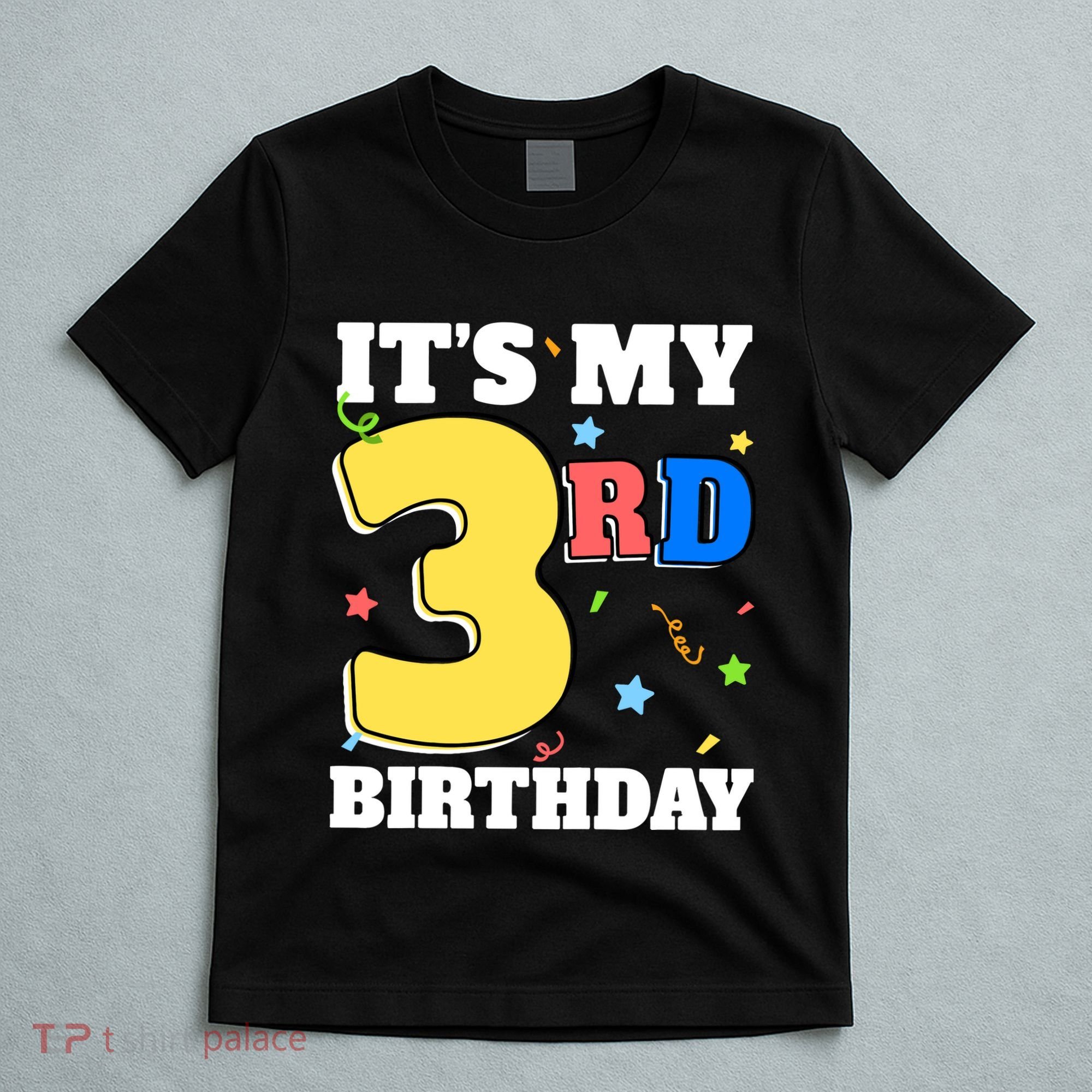 ItS My 3rd Birthday Boy 3 Girl Three Happy Birthday T-Shirt