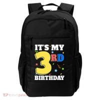 ItS My 3rd Birthday Boy 3 Girl Three Happy Birthday Backpack thumb 0