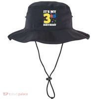 ItS My 3rd Birthday Boy 3 Girl Three Happy Birthday Bucket Hat thumb 0
