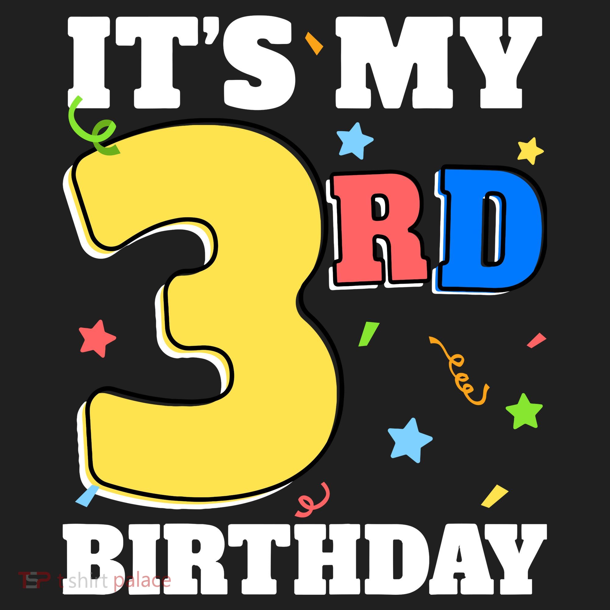ItS My 3rd Birthday Boy 3 Girl Three Happy Birthday Beanie