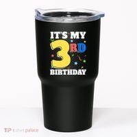 ItS My 3rd Birthday Boy 3 Girl Three Happy Birthday Tumbler thumb 0