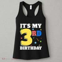 ItS My 3rd Birthday Boy 3 Girl Three Happy Birthday Women's Tank Top thumb 3