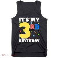 ItS My 3rd Birthday Boy 3 Girl Three Happy Birthday Tank Top thumb 0
