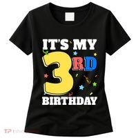 ItS My 3rd Birthday Boy 3 Girl Three Happy Birthday Women's T-Shirt thumb 0