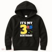 ItS My 3rd Birthday Boy 3 Girl Three Happy Birthday Kids Hoodie thumb 0
