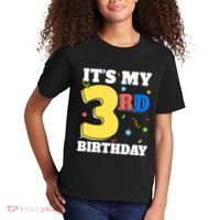 ItS My 3rd Birthday Boy 3 Girl Three Happy Birthday Kids T-Shirt thumb 2