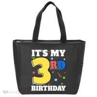 ItS My 3rd Birthday Boy 3 Girl Three Happy Birthday Tote Bag thumb 0