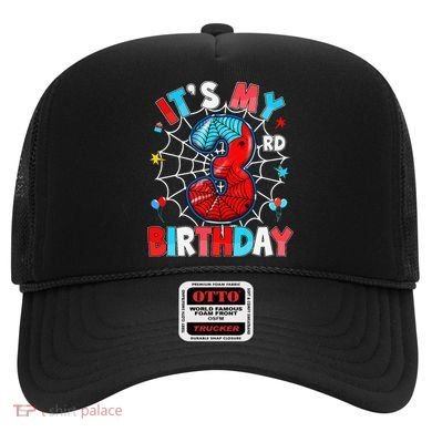 ItS My 3rd Birthday Spider Theme Party 3 Years Old Hat