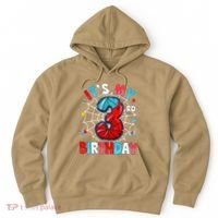 ItS My 3rd Birthday Spider Theme Party 3 Years Old Hoodie thumb 0