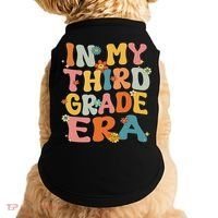 In My 3rd Grade Era Groovy Third Grade Back To School Cute Doggie Tank thumb 0