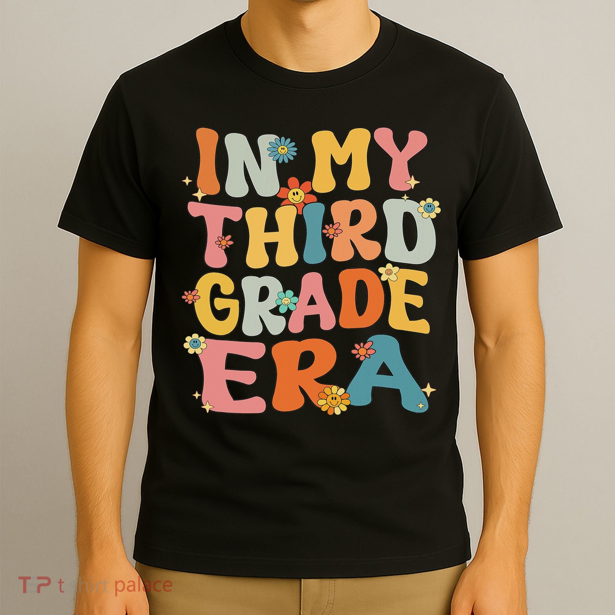 In My 3rd Grade Era Groovy Third Grade Back To School Cute T-Shirt