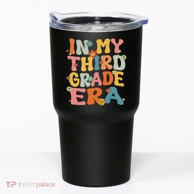 In My 3rd Grade Era Groovy Third Grade Back To School Cute Tumbler