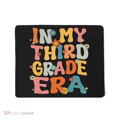 In My 3rd Grade Era Groovy Third Grade Back To School Cute Mousepad