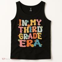 In My 3rd Grade Era Groovy Third Grade Back To School Cute Tank Top thumb 2