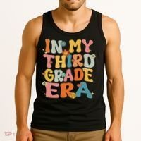 In My 3rd Grade Era Groovy Third Grade Back To School Cute Tank Top thumb 3