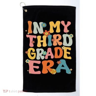 In My 3rd Grade Era Groovy Third Grade Back To School Cute Golf Towel