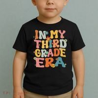 In My 3rd Grade Era Groovy Third Grade Back To School Cute Toddler T-Shirt thumb 2