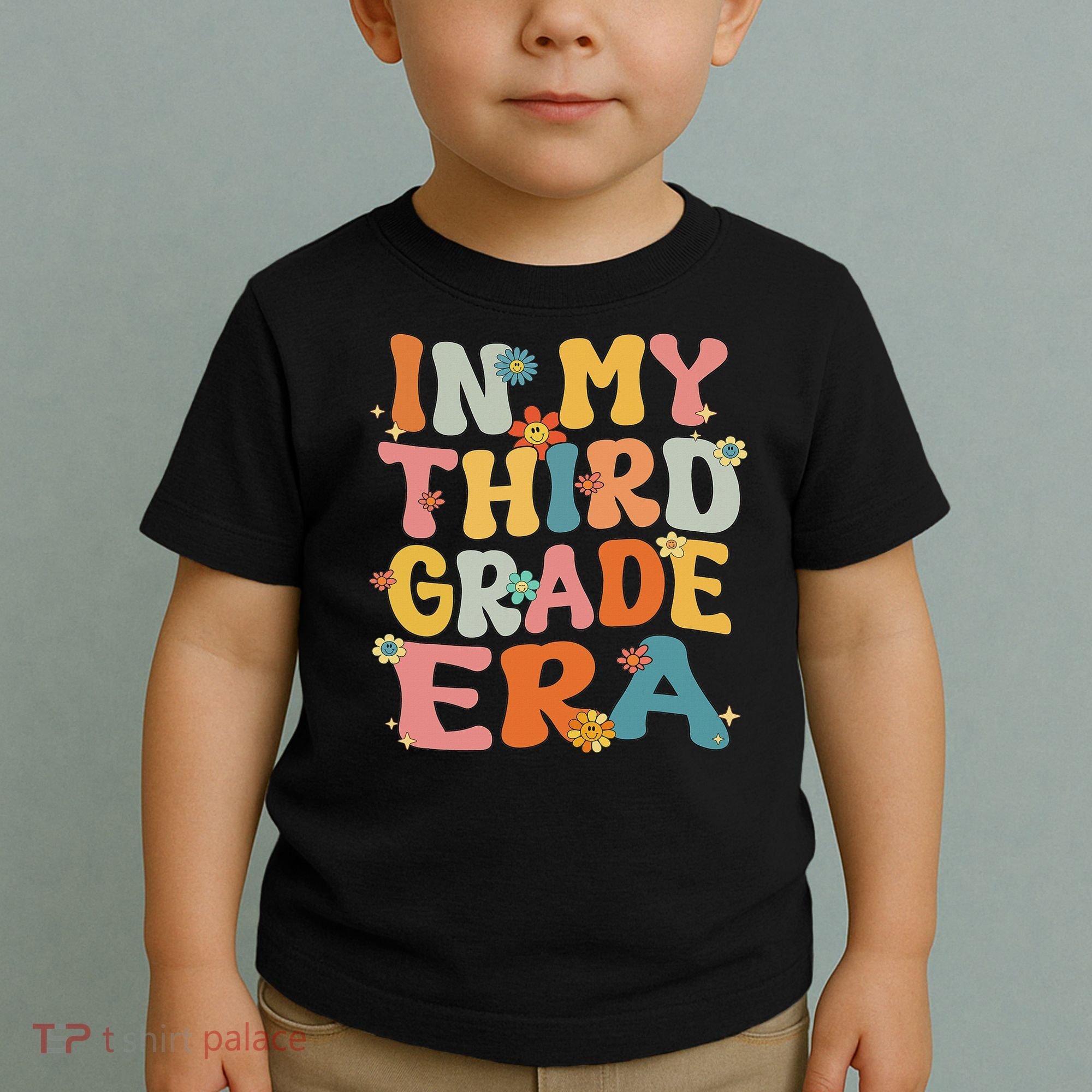 In My 3rd Grade Era Groovy Third Grade Back To School Cute Toddler T-Shirt