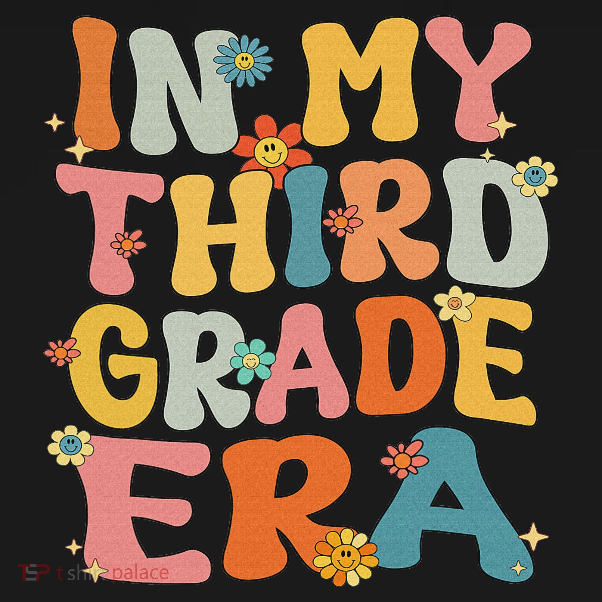 In My 3rd Grade Era Groovy Third Grade Back To School Cute Women's Long Sleeve Shirt
