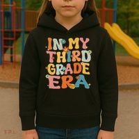 In My 3rd Grade Era Groovy Third Grade Back To School Cute Kids Hoodie thumb 3