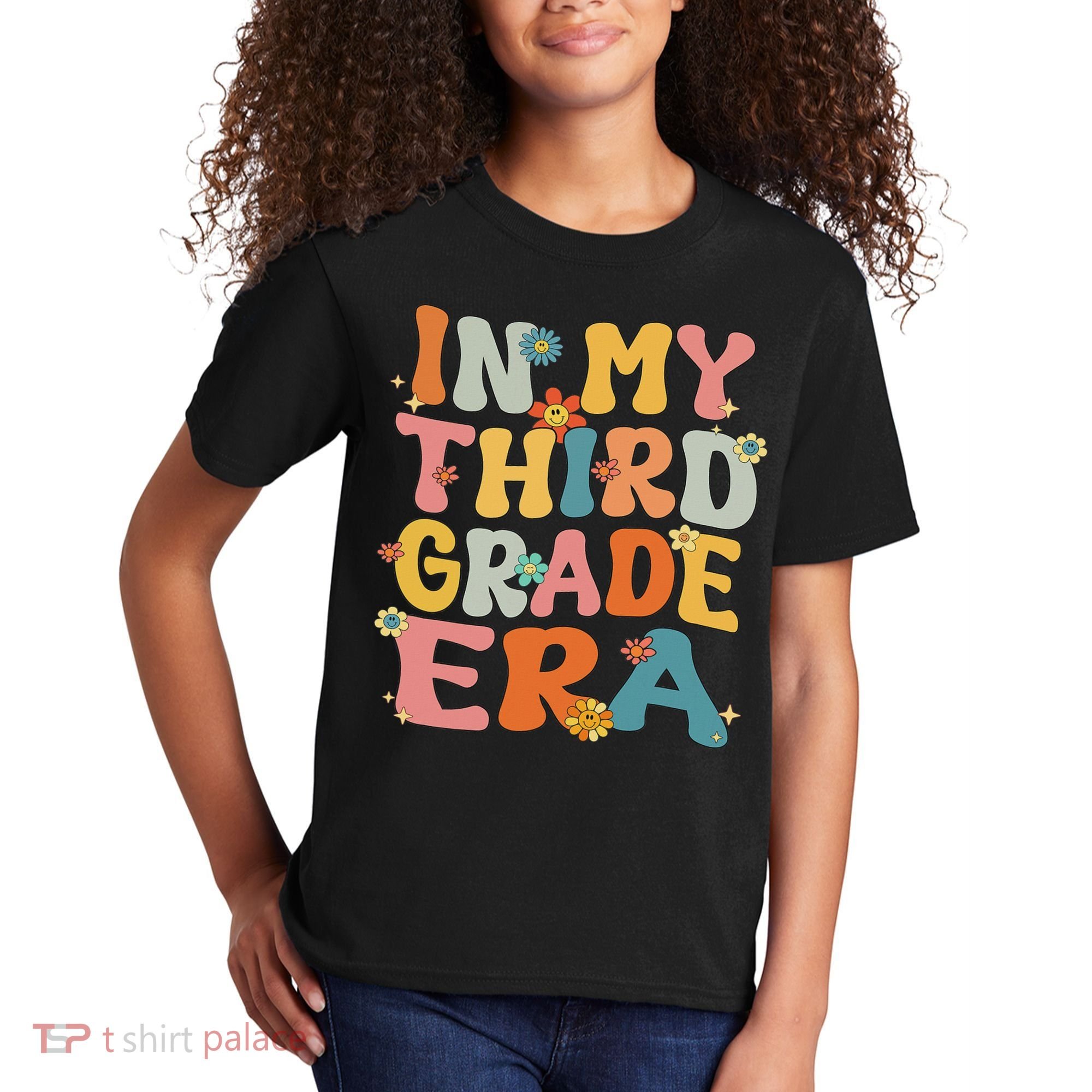 In My 3rd Grade Era Groovy Third Grade Back To School Cute Kids T-Shirt
