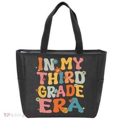 In My 3rd Grade Era Groovy Third Grade Back To School Cute Tote Bag