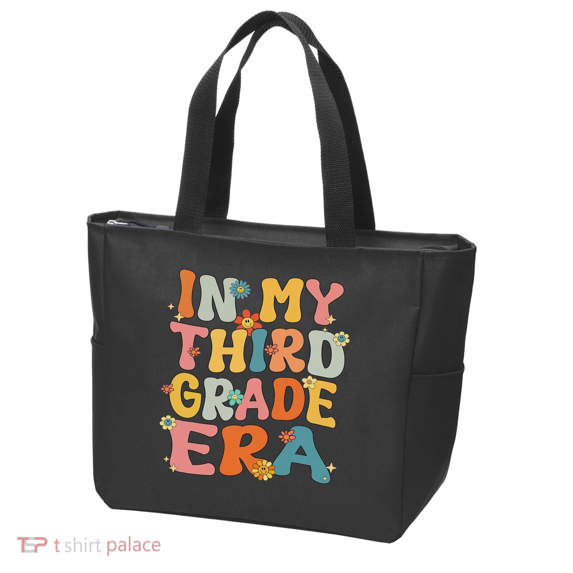 In My 3rd Grade Era Groovy Third Grade Back To School Cute Tote Bag