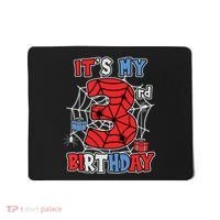 Its My 3rd Birthday Spider Theme Party 3 Year Old Boy Mousepad thumb 0