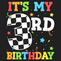 ItS My 3rd Birthday Boy 3 Two Racing Car Flag Race Car Tumbler thumb 3