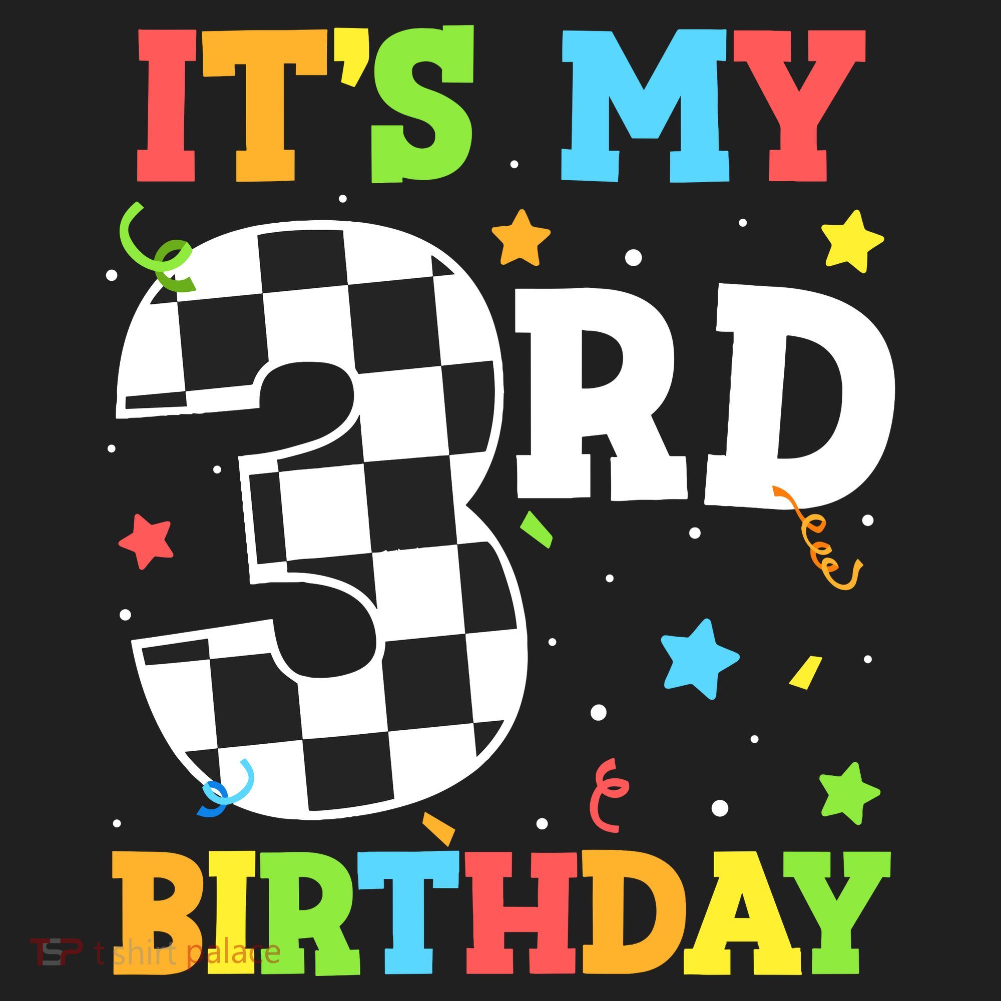 ItS My 3rd Birthday Boy 3 Two Racing Car Flag Race Car Tumbler