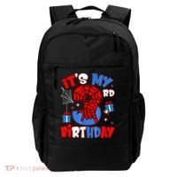 It'S My 3rd Birthday Spider Theme Party Boy Birthday Present Backpack thumb 0