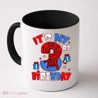 It'S My 3rd Birthday Spider Theme Party Boy Birthday Present Coffee Mug thumb 0