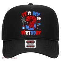It'S My 3rd Birthday Spider Theme Party Boy Birthday Present Hat thumb 0