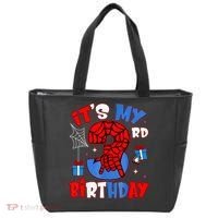 It'S My 3rd Birthday Spider Theme Party Boy Birthday Present Tote Bag thumb 0