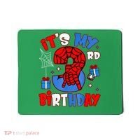 It'S My 3rd Birthday Spider Theme Party Boy Birthday Present Mousepad thumb 0