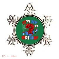 It'S My 3rd Birthday Spider Theme Party Boy Birthday Present Ornament thumb 0