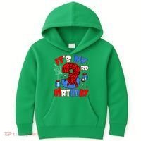 It'S My 3rd Birthday Spider Theme Party Boy Birthday Present Kids Hoodie thumb 0