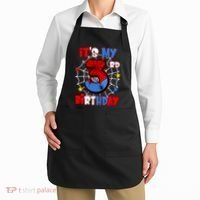 ItS My 3rd Birthday Spider Theme Party 3 Years Old Apron thumb 2