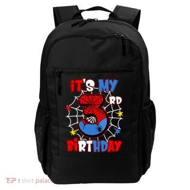 ItS My 3rd Birthday Spider Theme Party 3 Years Old Backpack